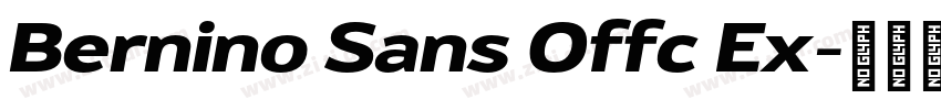 Bernino Sans Offc Ex字体转换 Bernino Sans Offc Ex字体转换